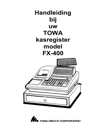 TOWA FX-400 de handleiding | Manualzz TOWA FX-400 de handleiding | Manualzz