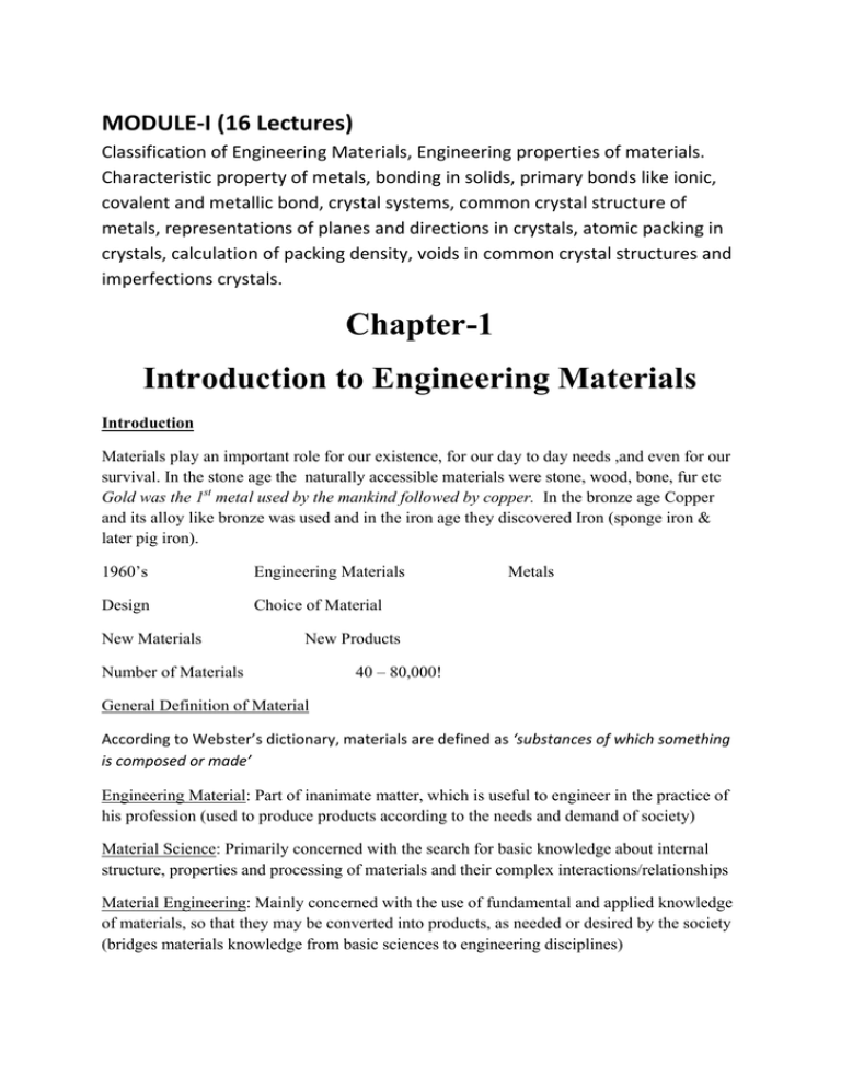 Introduction to Physical Metallurgy and Engineering Materials Introduction to Physical Metallurgy and Engineering Materials