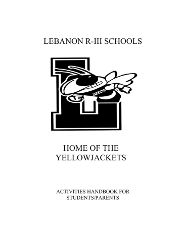 Athletics Student/Parent Handbook Athletics Student/Parent Handbook