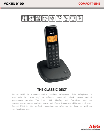 Datasheet Voxtel D100 Datasheet Voxtel D100