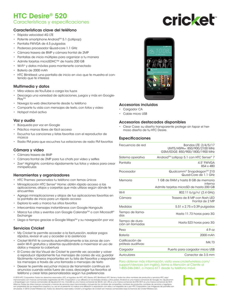 Specs (Spanish) Specs (Spanish)