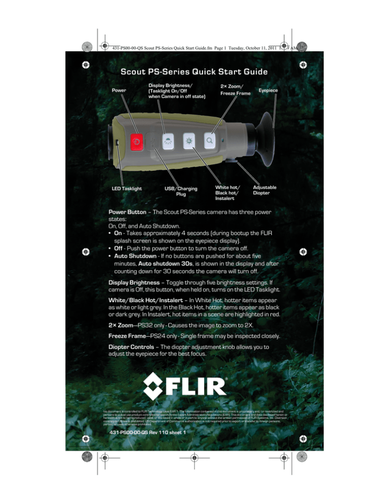 PS Scout Quickstart Guide PS Scout Quickstart Guide