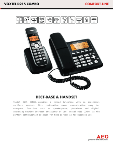 Datasheet Voxtel D215 Combo Datasheet Voxtel D215 Combo