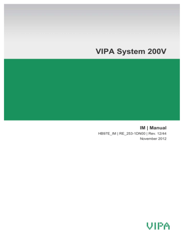 Vipa IM 253-1DN00 Owner's Manual | Manualzz Vipa IM 253-1DN00 Owner's Manual | Manualzz
