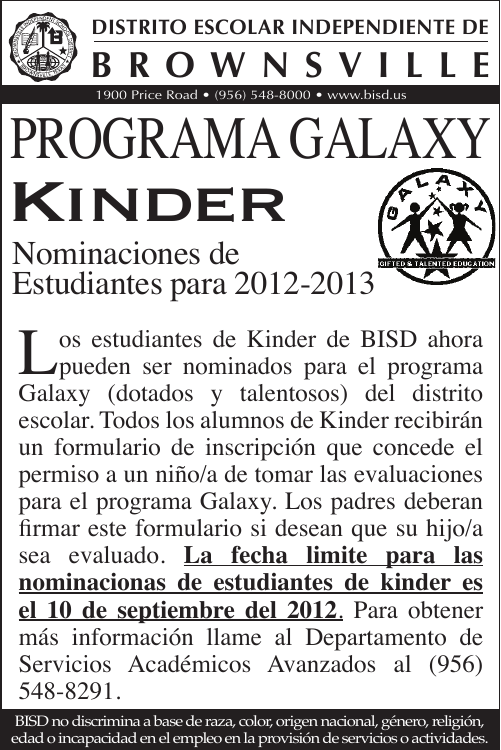 Kinder l Programa galaxy Kinder l Programa galaxy