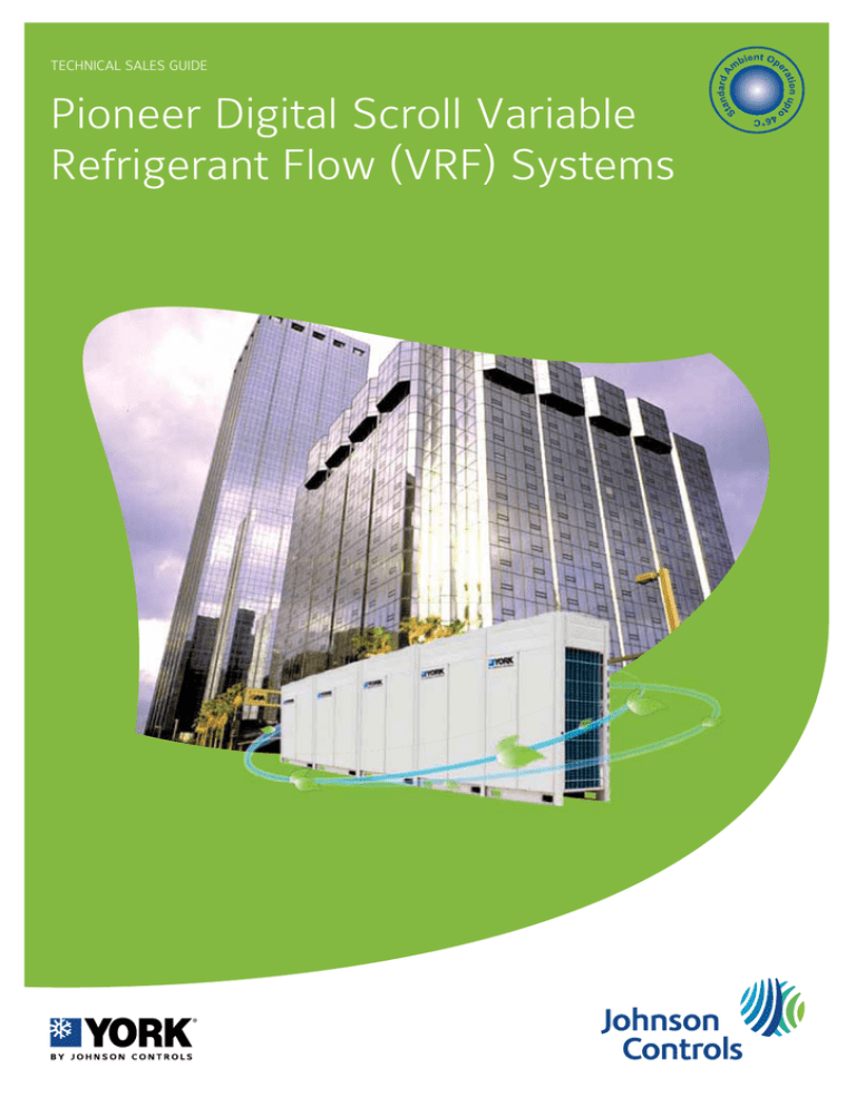 TSG - 50Hz T1 Pioneer R410A Variable Refrigerant Flow TSG - 50Hz T1 Pioneer R410A Variable Refrigerant Flow