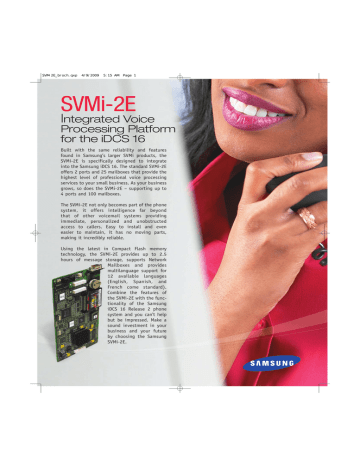 SVMi 2E SVMi 2E