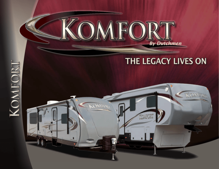 Dutchmen Komfort 2012 Brochure Dutchmen Komfort 2012 Brochure