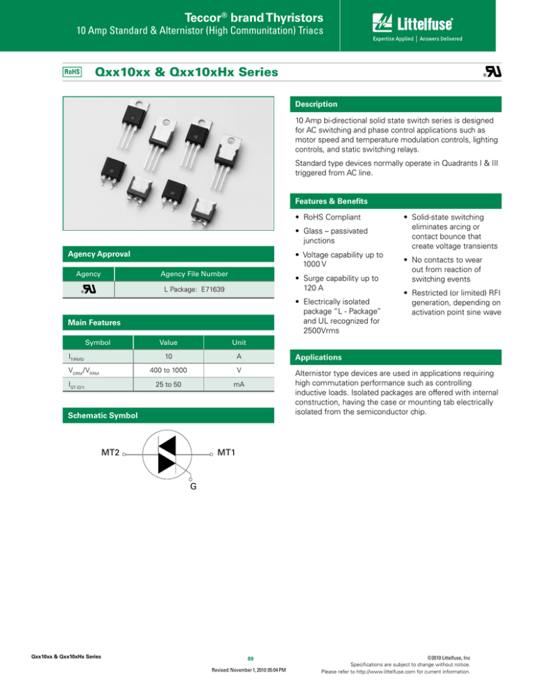 Q4010RH5 даташит Q4010RH5 даташит