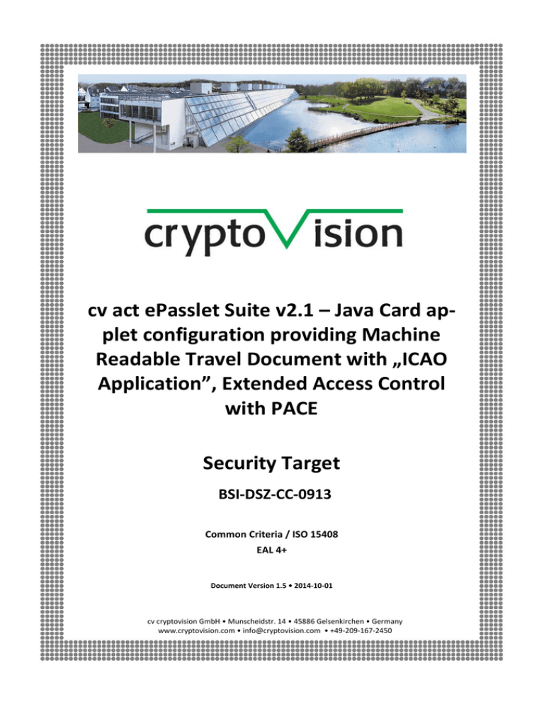 Security Target: 0913b_pdf Security Target: 0913b_pdf