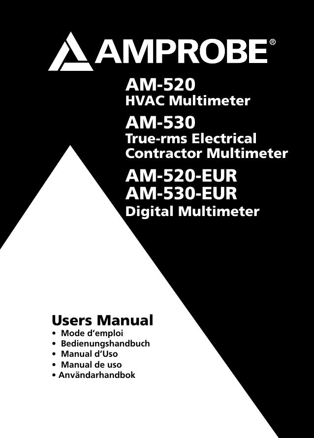 AM-520 AM-530 AM-520-EUR AM-530-EUR AM-520 AM-530 AM-520-EUR AM-530-EUR
