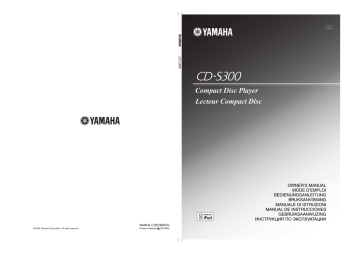 CD-S300 Manual de utilizare | Manualzz