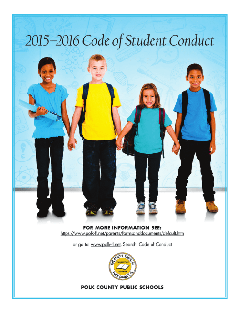 2015–2016 Code of Student Conduct 2015–2016 Code of Student Conduct