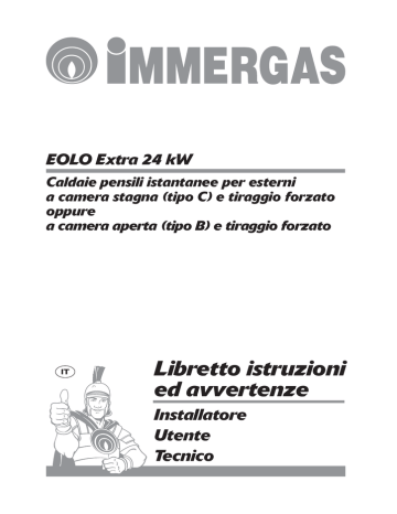 EOLO Extra 24 kW | Specificazione | IMMERGAS extra 24 kW | Manualzz