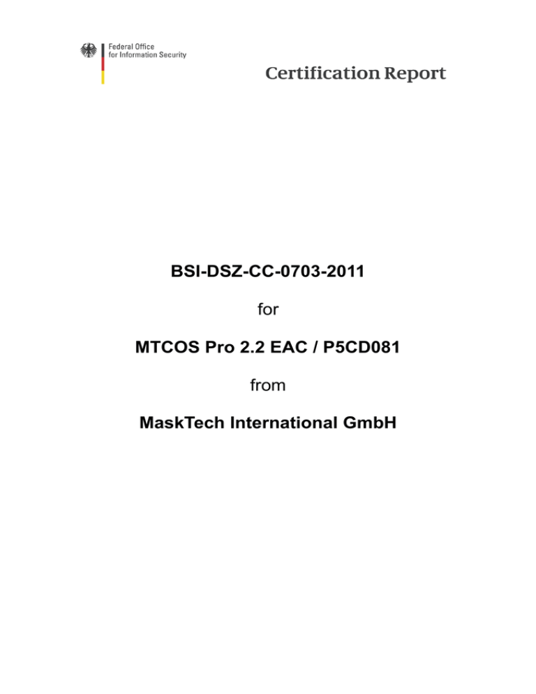 Certification Report: 0703a_pdf Certification Report: 0703a_pdf