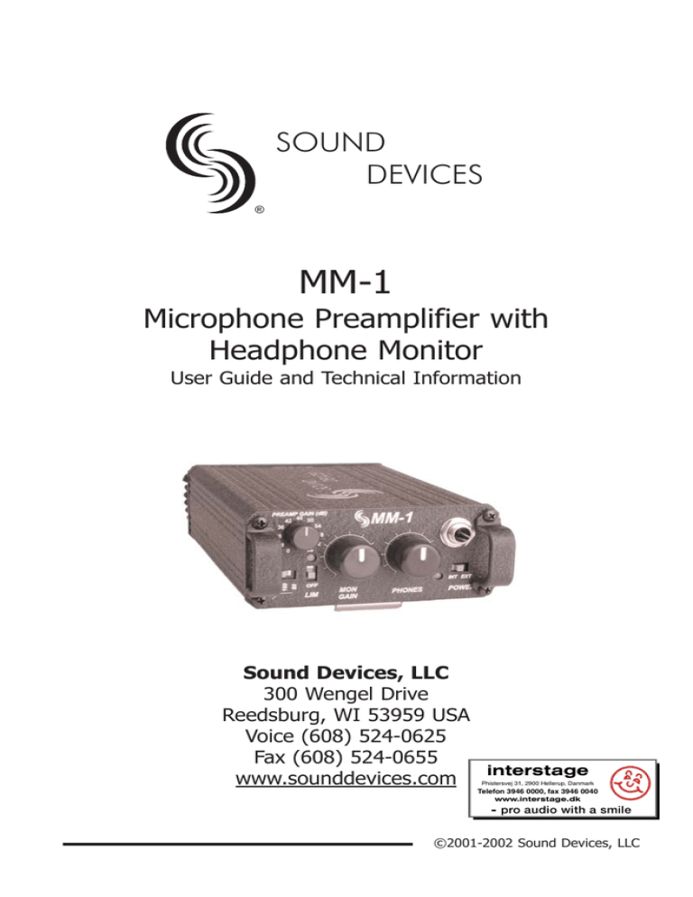 SoundDevices MM SoundDevices MM