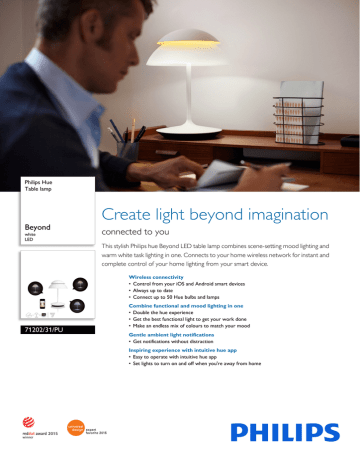 Philips Hue Beyond Table Lamp Philips Hue Beyond Table Lamp