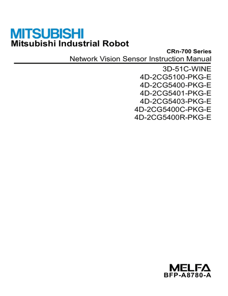 CRn-700 Series Network Vision Sensor Instruction Manual ENG CRn-700 Series Network Vision Sensor Instruction Manual ENG