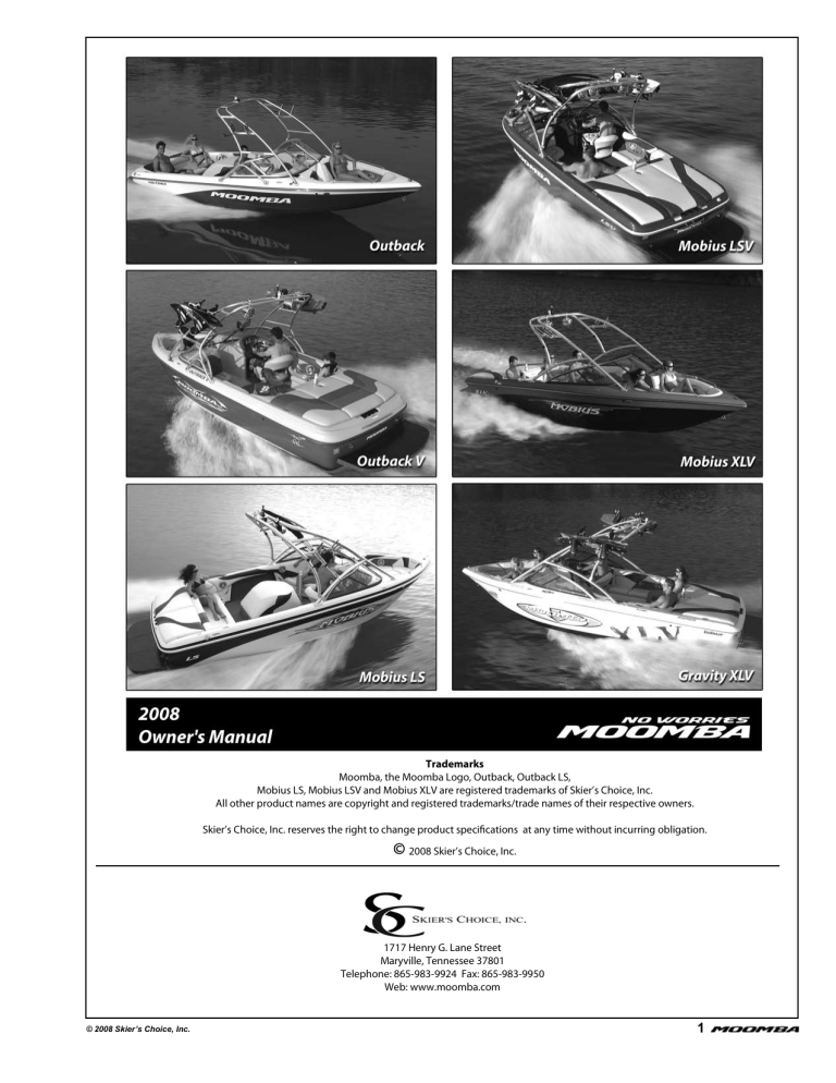 Moomba Manual 2008 Moomba Manual 2008