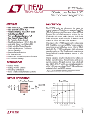 datasheet for LT1117 by Linear Technology datasheet for LT1117 by Linear Technology