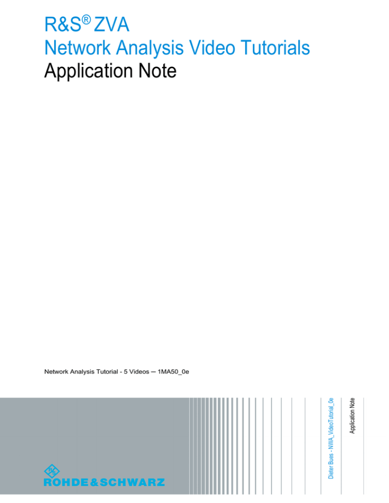 1MA50, Application Note 1MA50, Application Note