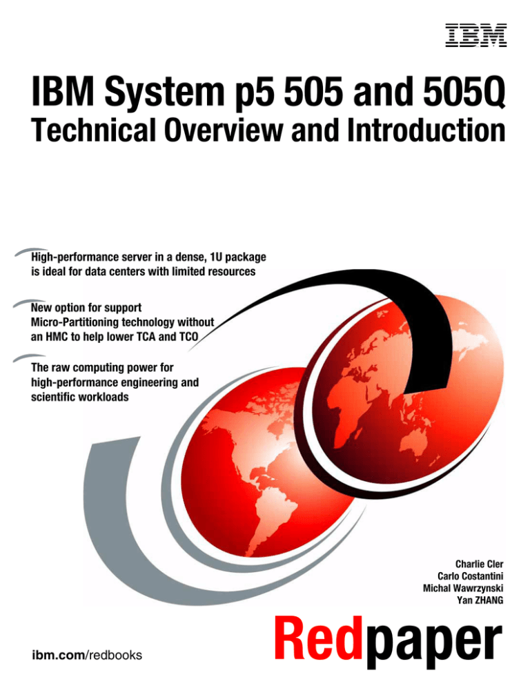 P5 505 Overview P5 505 Overview