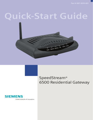 Siemens_SpeedStream_6500_Quick Siemens_SpeedStream_6500_Quick