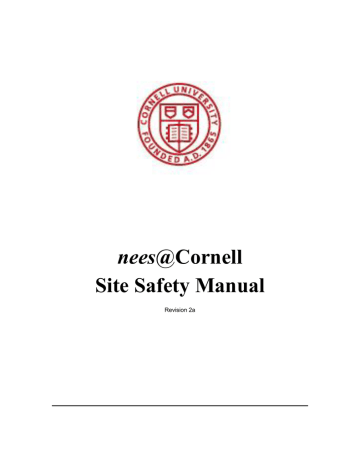 Cornell-NEES-Safety-Manual-Rev Cornell-NEES-Safety-Manual-Rev
