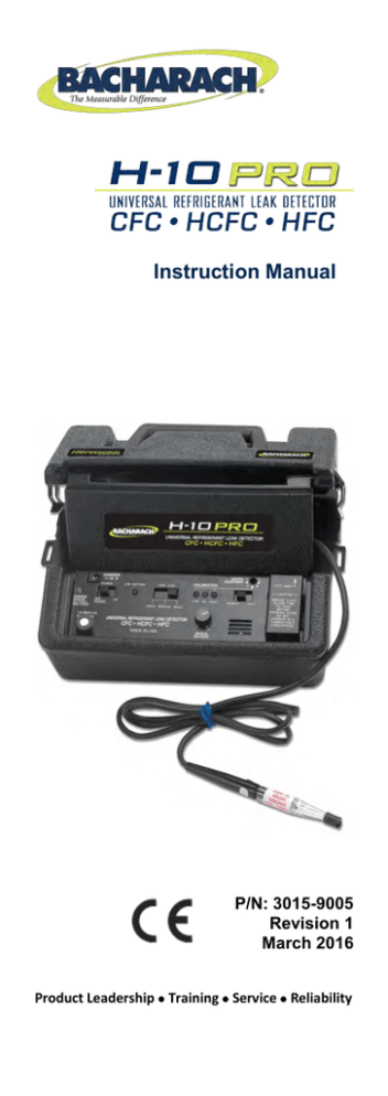 Instruction Manual P/N: 3015-9005 Revision 1 Instruction Manual P/N: 3015-9005 Revision 1