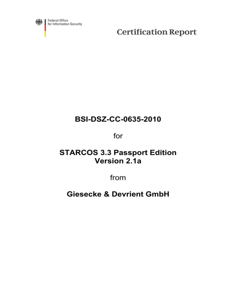 Certification Report: 0635a_pdf Certification Report: 0635a_pdf