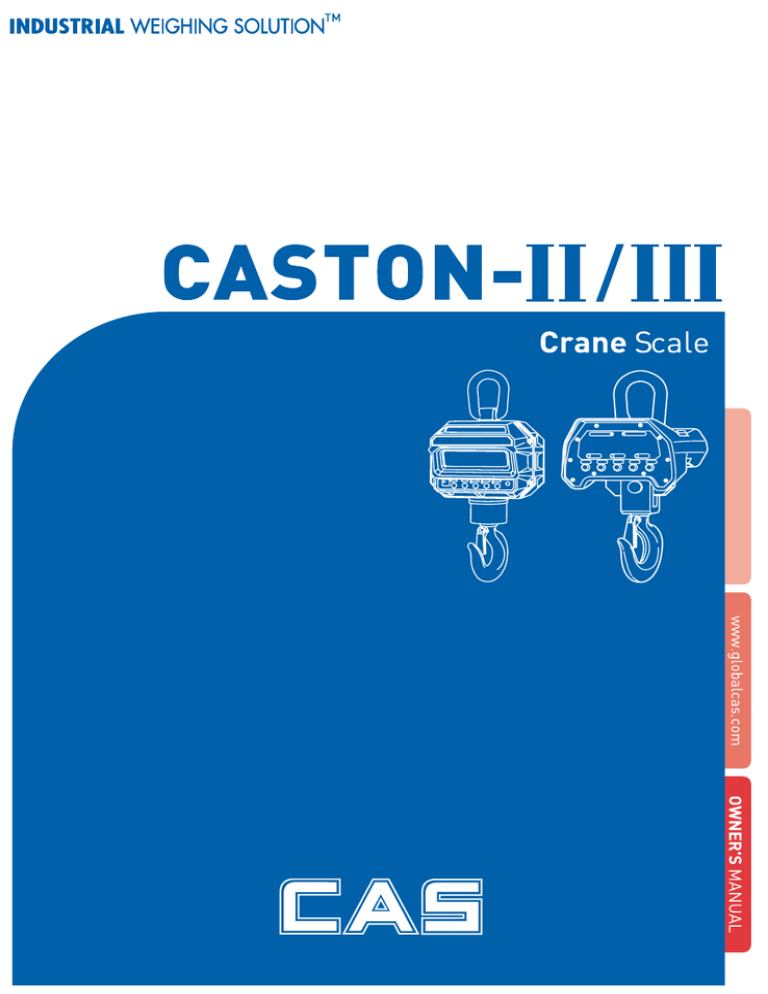 CAS Caston II Series Instruction Manual CAS Caston II Series Instruction Manual
