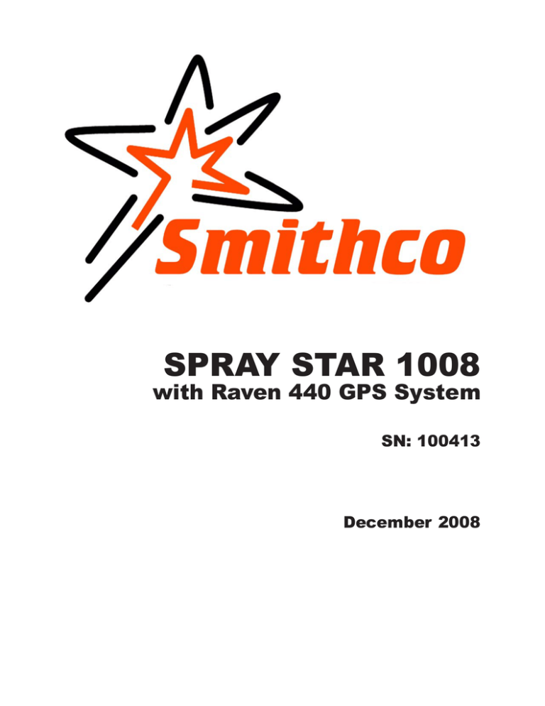 Spray Star 1008 Dec 2008 Spray Star 1008 Dec 2008