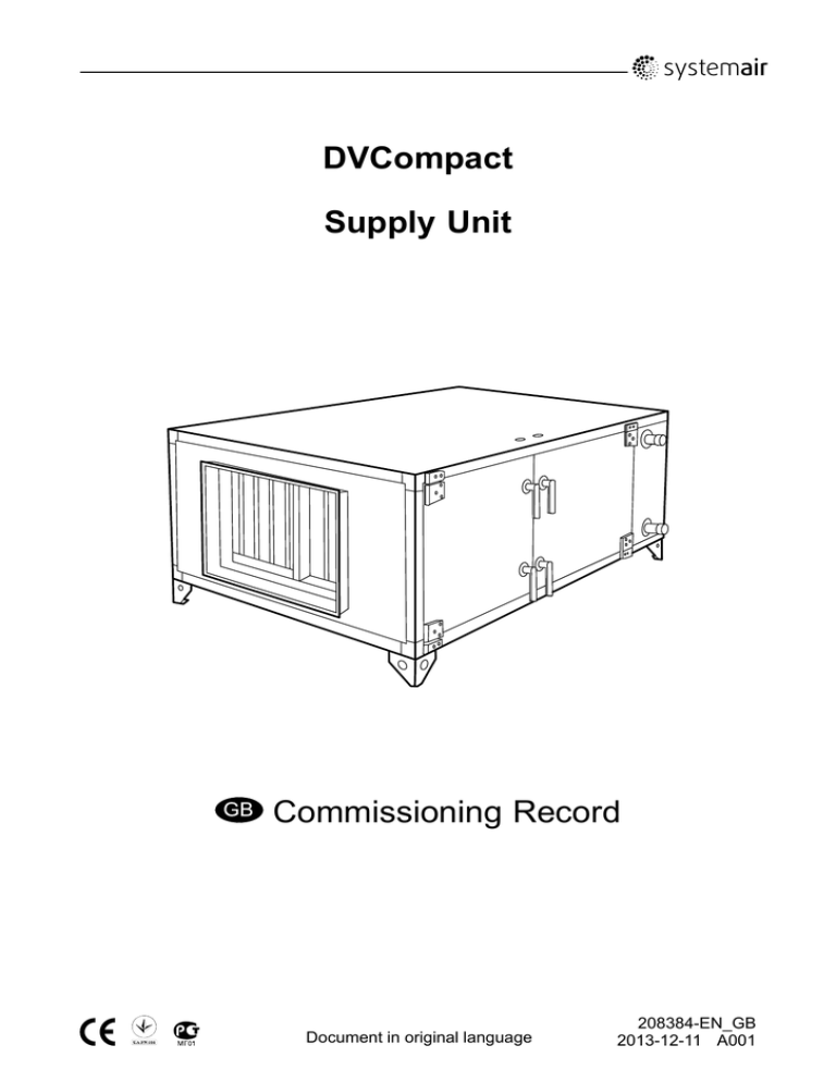 DVCompact_Supply_Commissioning_EN. DVCompact_Supply_Commissioning_EN.