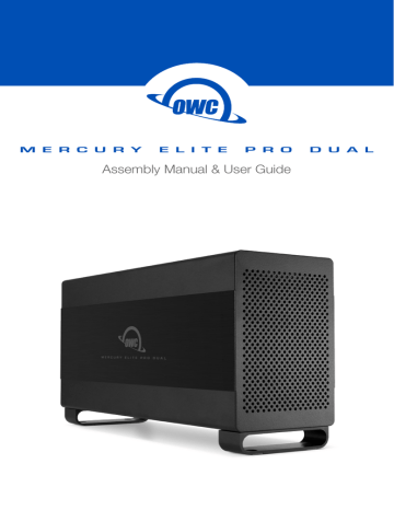 Mercury Elite Pro Dual with Thunderbolt Assembly Manual User Guide (2.2MB PDF) Mercury Elite Pro Dual with Thunderbolt Assembly Manual User Guide (2.2MB PDF)