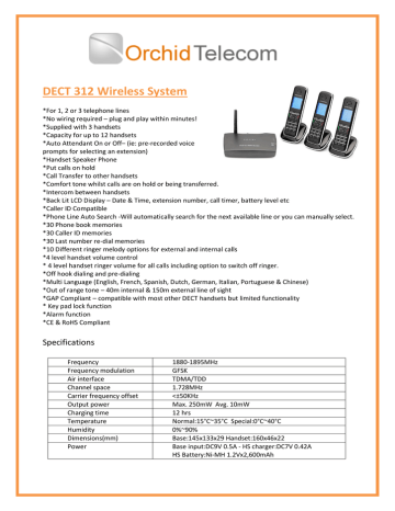 OTDECT312 Data Sheet 223kb pdf OTDECT312 Data Sheet 223kb pdf