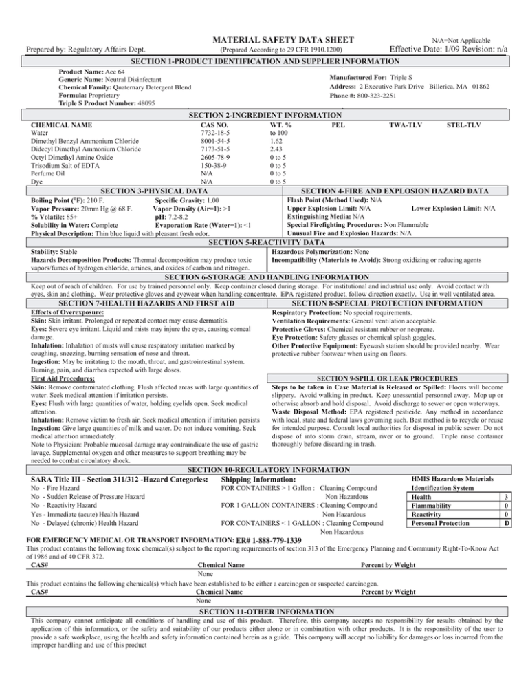 SSS-48095-Ace-64-Neutral-Disinfectant-Detergent SSS-48095-Ace-64-Neutral-Disinfectant-Detergent