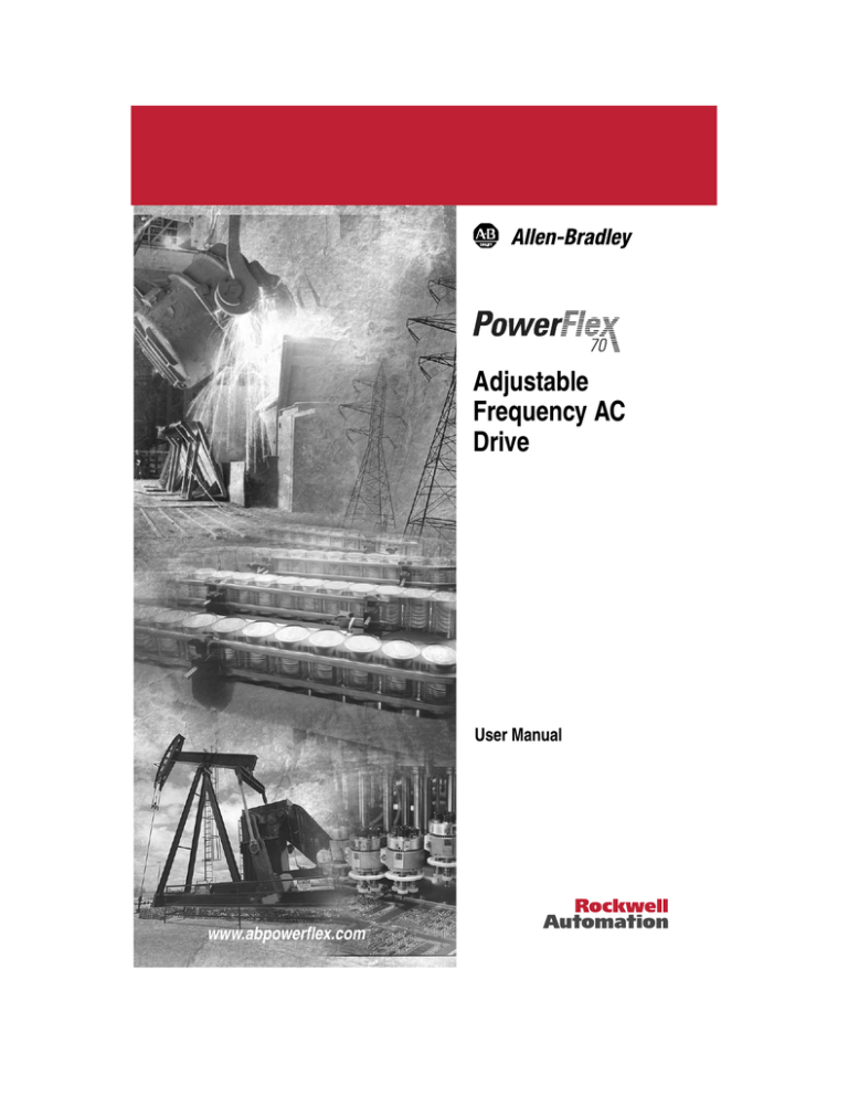 PowerFlex70 User manual 2002 PowerFlex70 User manual 2002
