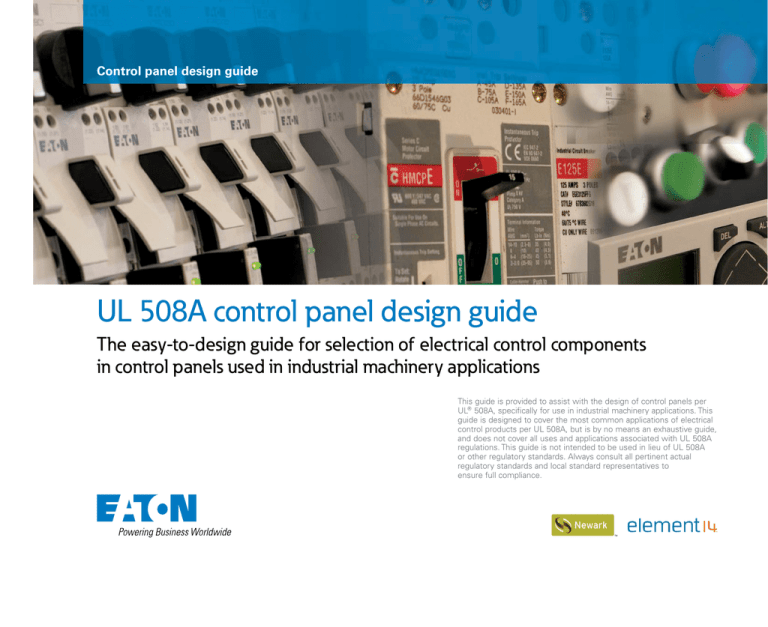 ControlPanelDesignGuide Eaton ControlPanelDesignGuide Eaton