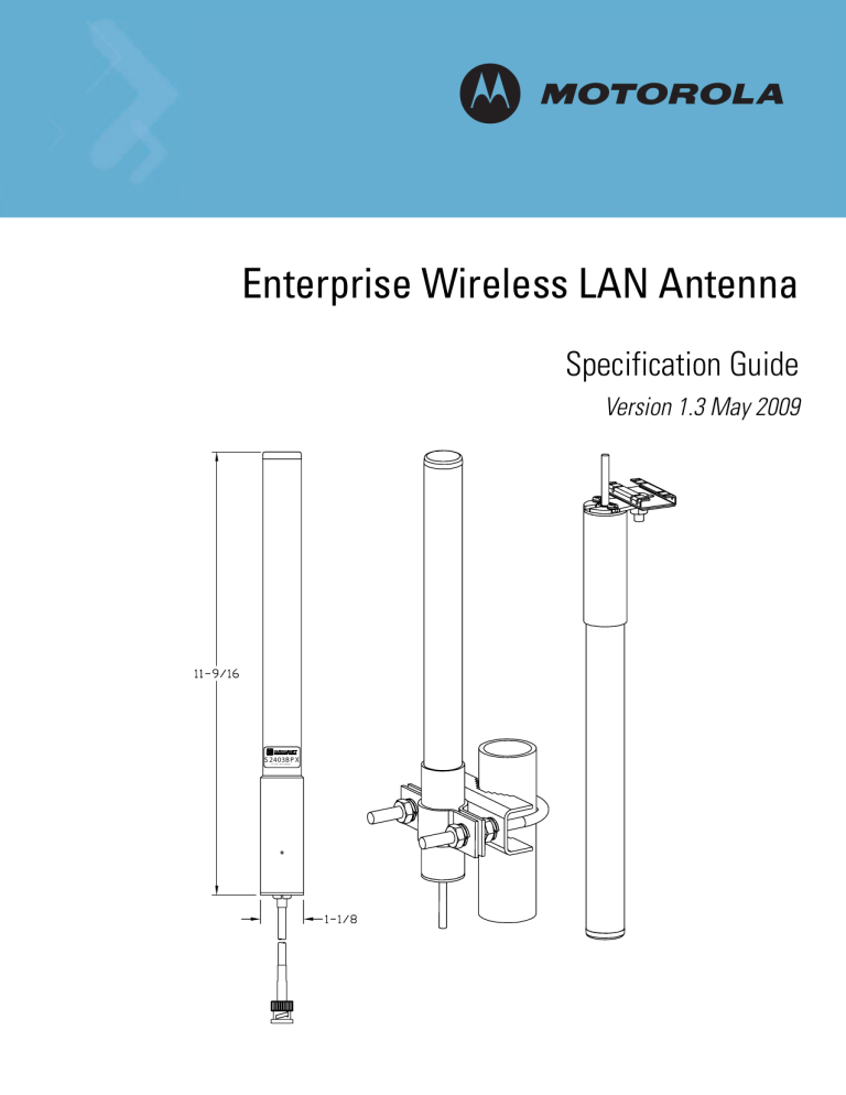 Enterprise Wireless LAN Antenna Guide Enterprise Wireless LAN Antenna Guide