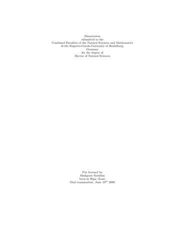 Sh S PhD thesis Sh S PhD thesis