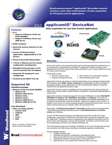 applicomIO DeviceNet ® applicomIO DeviceNet ®
