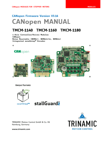 Trinamic Tmcm Tmcl Module Owner S Manual Manualzz