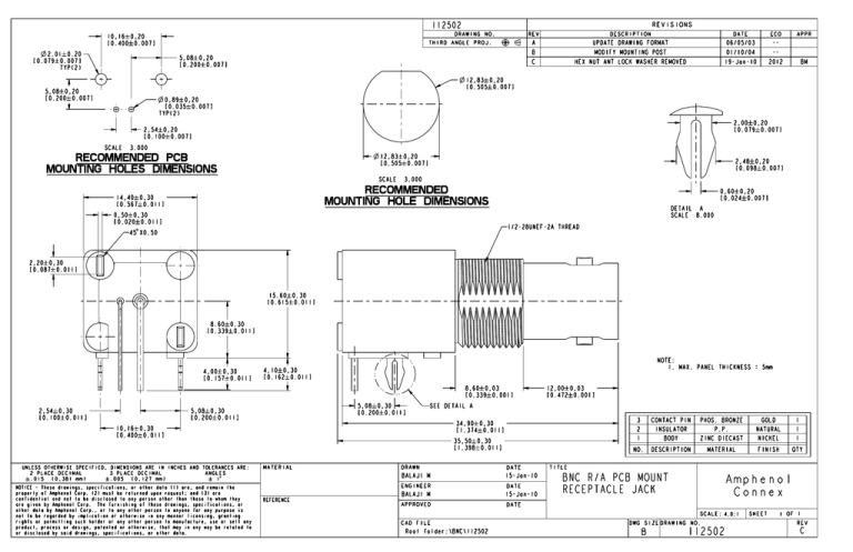 datasheet for 112502 by Amphenol Connex datasheet for 112502 by Amphenol Connex