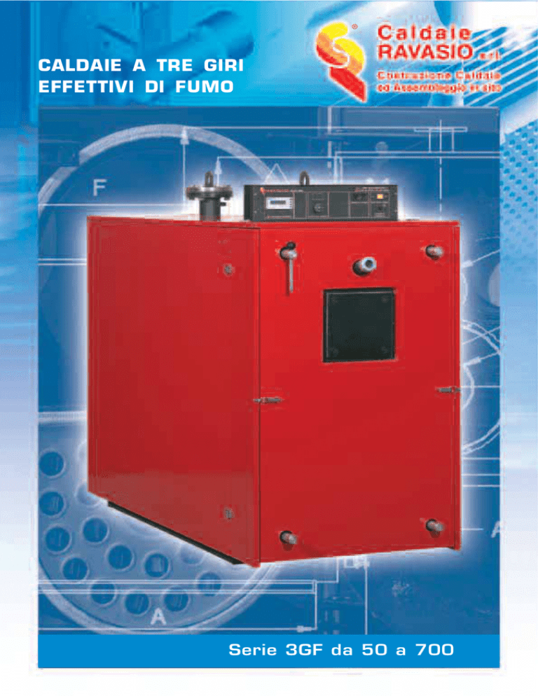 RAVASIO caldaia a basamento serie 3GF RAVASIO caldaia a basamento serie 3GF