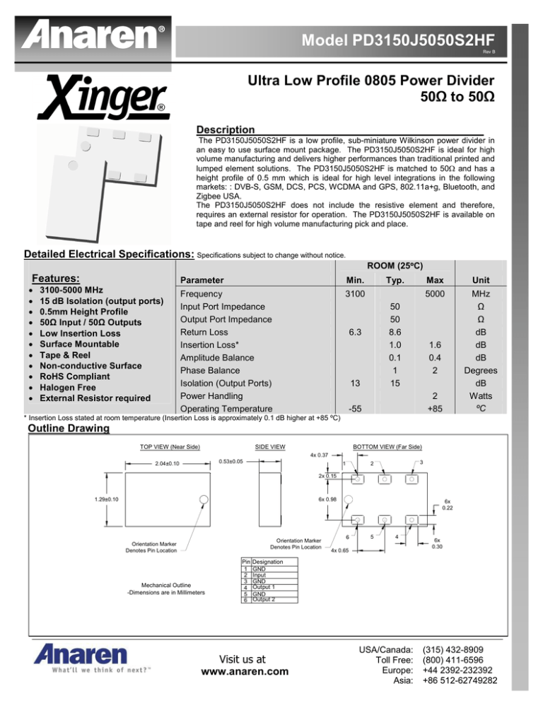 PD3150J5050S2HF Datasheet RevB PD3150J5050S2HF Datasheet RevB