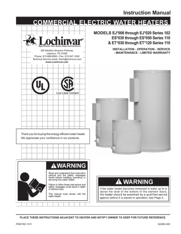 Light Duty Installation Manual Light Duty Installation Manual