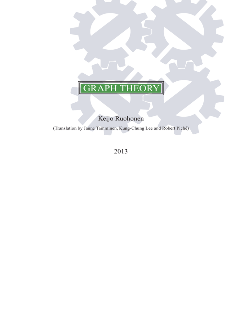 Graph Theory Graph Theory