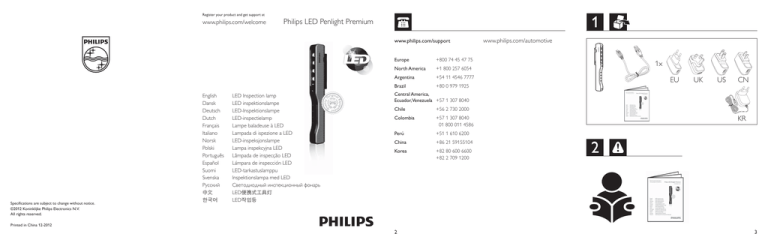 Philips LED Penlight Premium 1x CN EU Philips LED Penlight Premium 1x CN EU