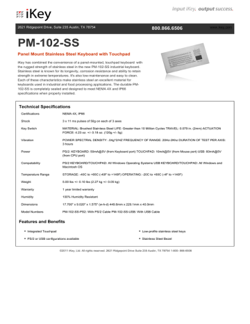 PM 102 SS PM 102 SS