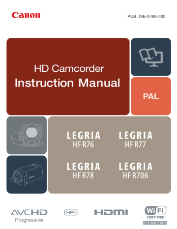 Recording Settings and Shooting Modes. Canon LEGRIA HF R77, LEGRIA HF R76, Legria HF-R706, Legria HF-R77, LEGRIA HF R77E, Legria HF-R78, LEGRIA HF R78, LEGRIA HF R706 | Manualzz Recording Settings and Shooting Modes. Canon LEGRIA HF R77, LEGRIA HF R76, Legria HF-R706, Legria HF-R77, LEGRIA HF R77E, Legria HF-R78, LEGRIA HF R78, LEGRIA HF R706 | Manualzz